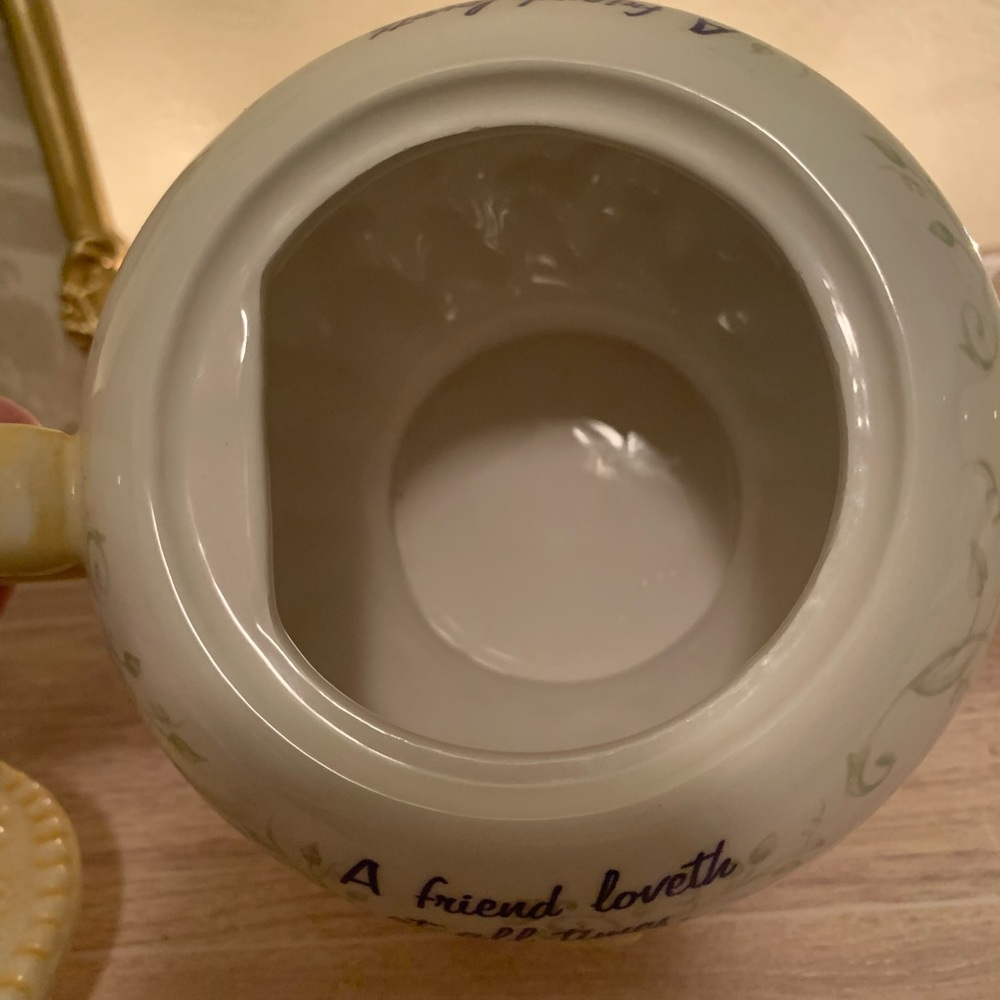 Cottagecore Teapot with Scripture - Picture 4 of 8